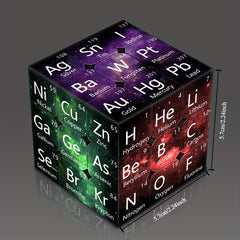 Periodic Table Cube Brain Teaser Puzzle