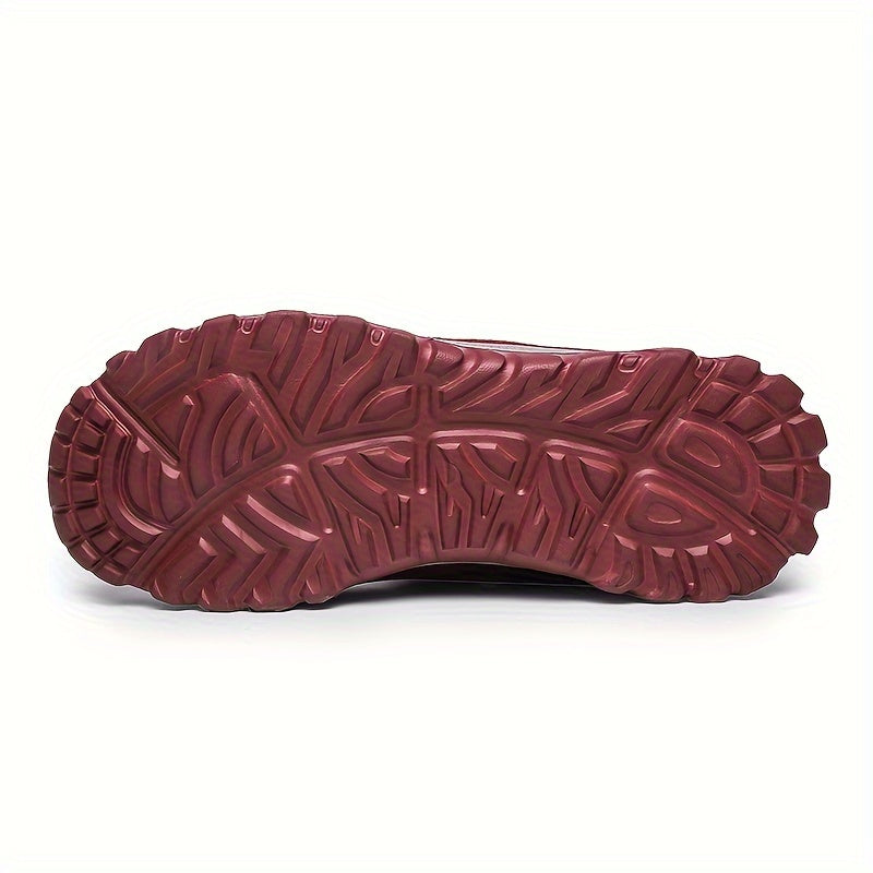 Fur Lined Wear Resistance Non Slip Thermal Running Shoes