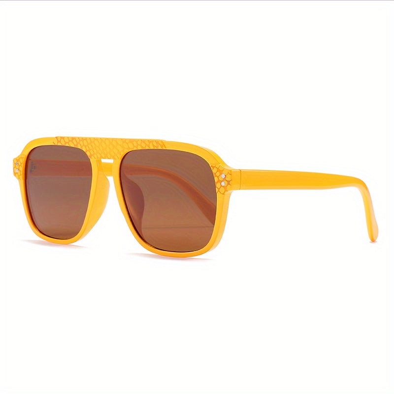 Vintage Aviator Snakeskin Sunglasses for Men, Polarized