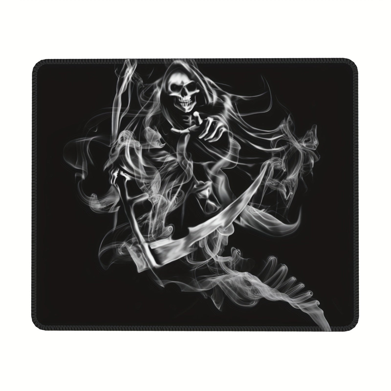 Death Pattern Mouse Pad 24x20cm for Home Office Games Non-slip Rubber