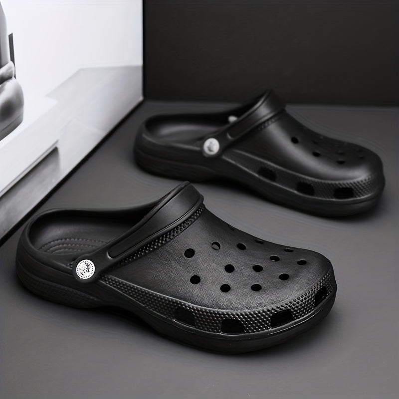 Men's Closed Toe Clogs Soft Sole Sandals Outdoor Garden Shoes
