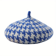 Vintage Beret Cap Women Painter Hat Classic Beanies Octagonal Hats