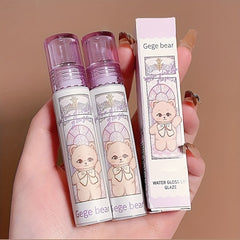 6 Colors Water Glow Lip Glaze Fruit Flavored Long Lasting