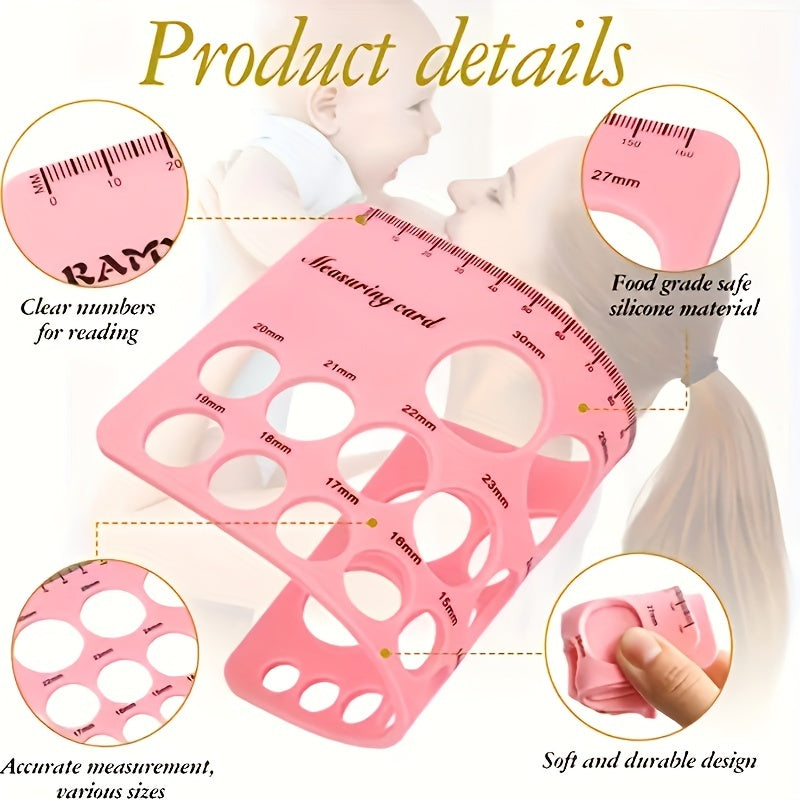 Silicone Nipple Ruler Flange Sizer Breast Pump Sizing
