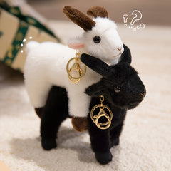 SNUGGLEON Plush Goat Pendant Keychain