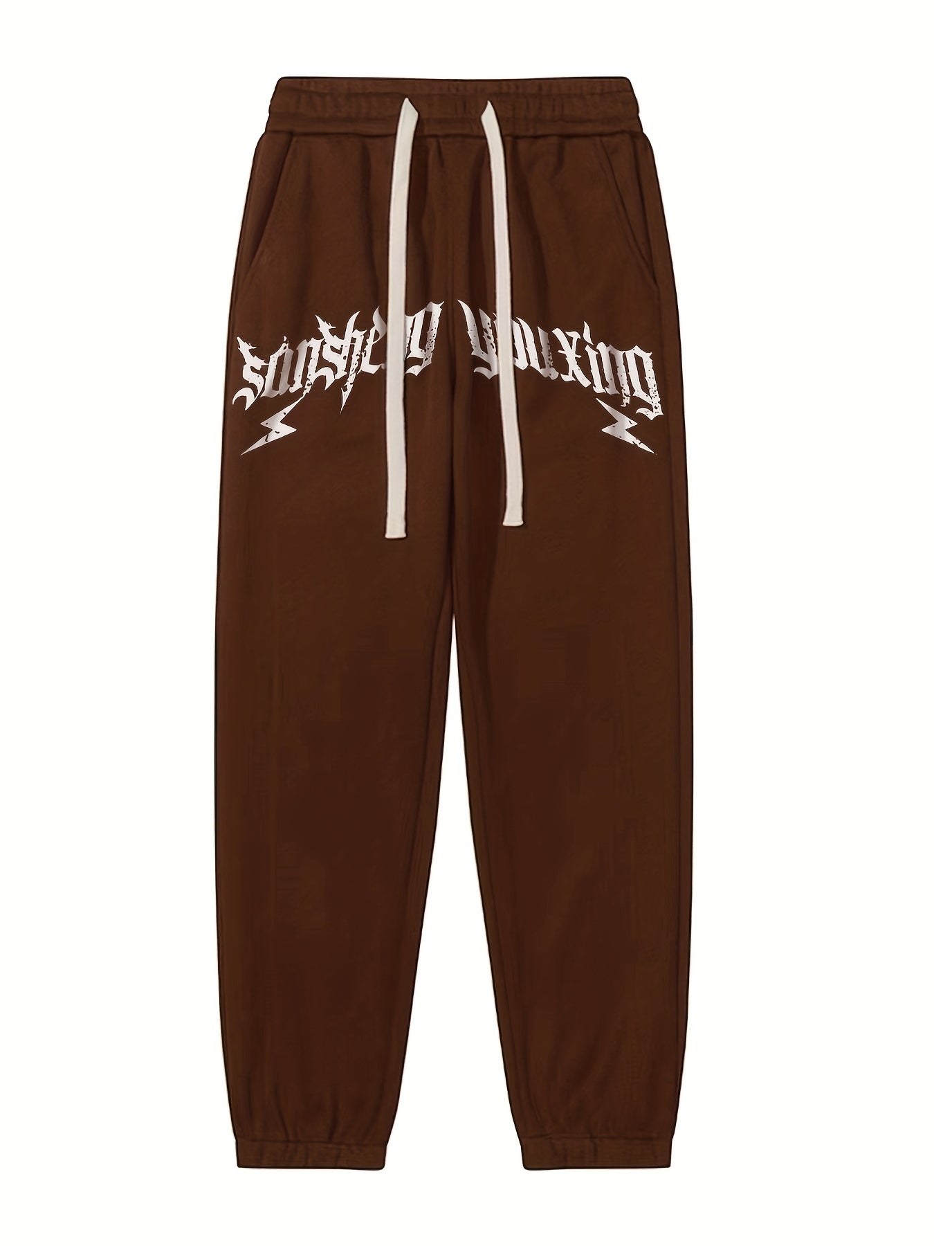Men's Street Style Alphabet Pattern Jogger