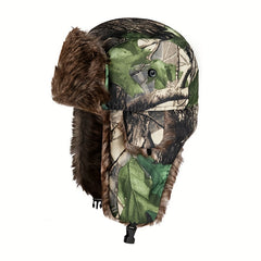 Camouflage Trooper Hat with Ear Protection Ski Hat Warm and Coldproof Hat