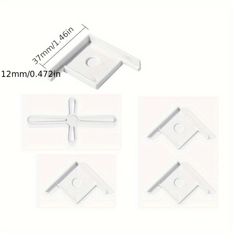Fish Tank Bottom Corner Protection Plastic Bracket Glass Angl