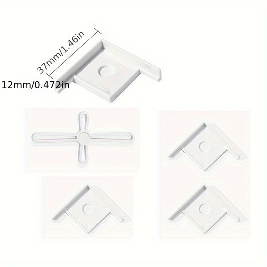 Fish Tank Bottom Corner Protection Plastic Bracket Glass Angl