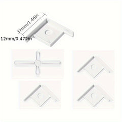 Fish Tank Bottom Corner Protection Plastic Bracket Glass Angl