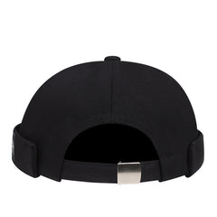 Solid Colour Docker Hat Vintage Style Beanie