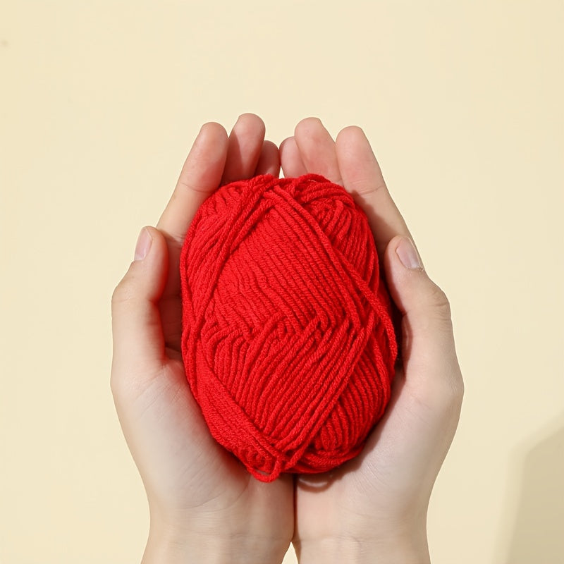 Combed Milk Cotton 4 Strands Medium Thick DIY Doll Wool