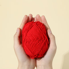 Combed Milk Cotton 4 Strands Medium Thick DIY Doll Wool