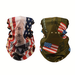 American Flag Seamless Magic Bandana Outdoor Men's Women's Cycling Mask