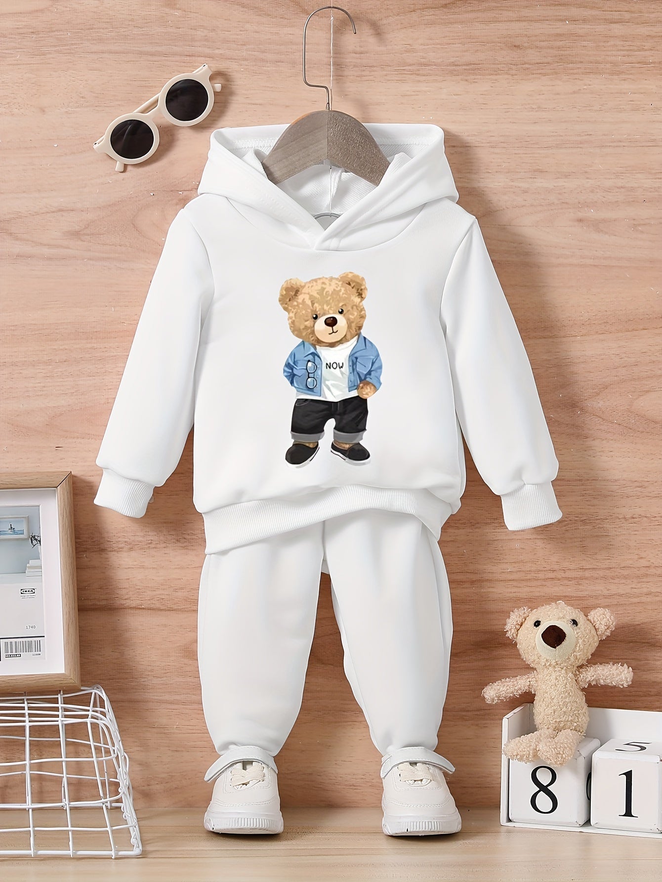 Bear Style Baby Outfit Set for Autumn/Winter