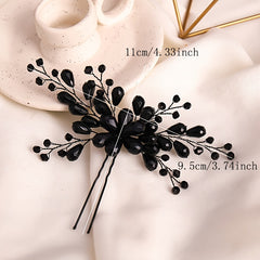 Vintage Baroque Hairpin Tiara Wedding Hair Jewelry