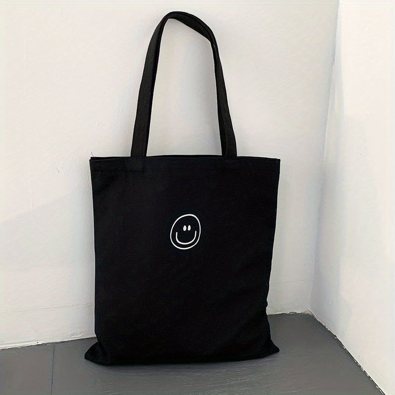 Versatile Canvas Tote Bag for School Office Travel Beach
