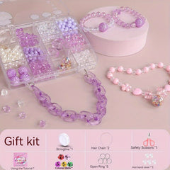 Children's Beaded Toy Princess Necklace Bracelet DIY Material