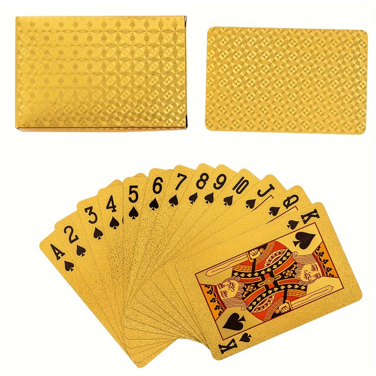 PVC Playing Cards Durable Waterproof Foil High end Playing Cards Home Games