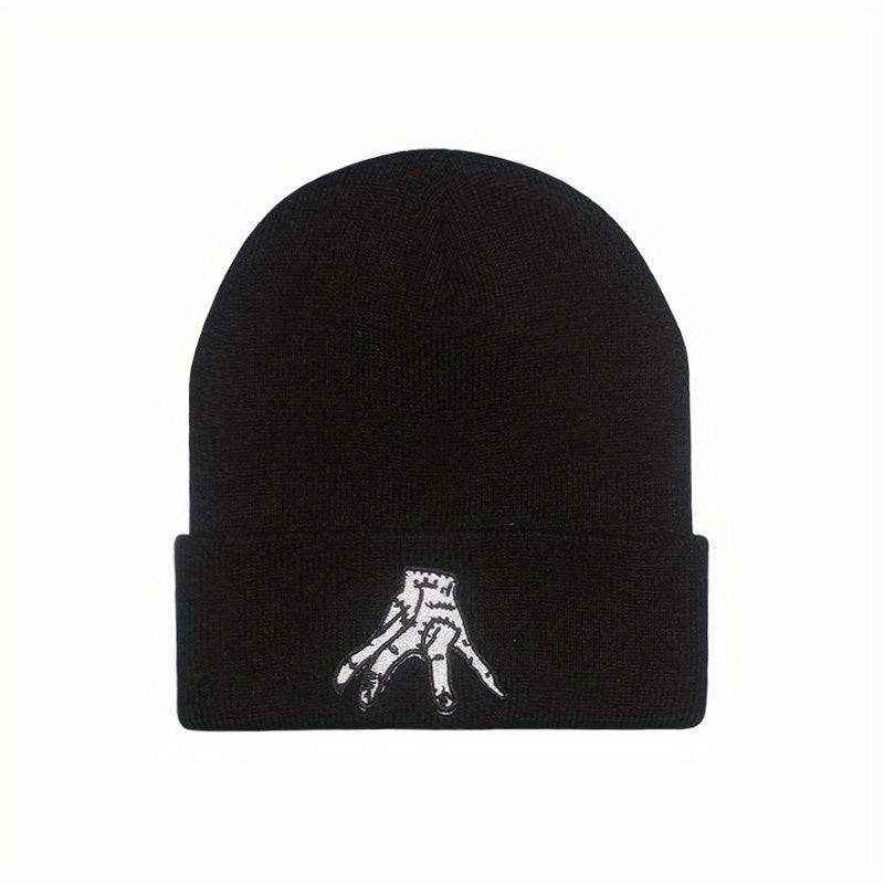 American Drama Pet Hand Embroidery Hat Warm Headgear Autumn Winter Woolen Hat