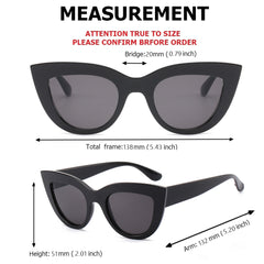 Vintage Cat Eye Sunglasses Retro Style UV400 Protection