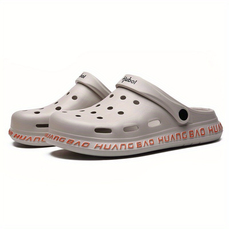Men's Lightweight Garden Clogs Sandals Comfortable Hollow Out Shoes