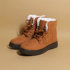 Women's Winter Fleece Lined Snow Boots, Warm and Anti-Slip