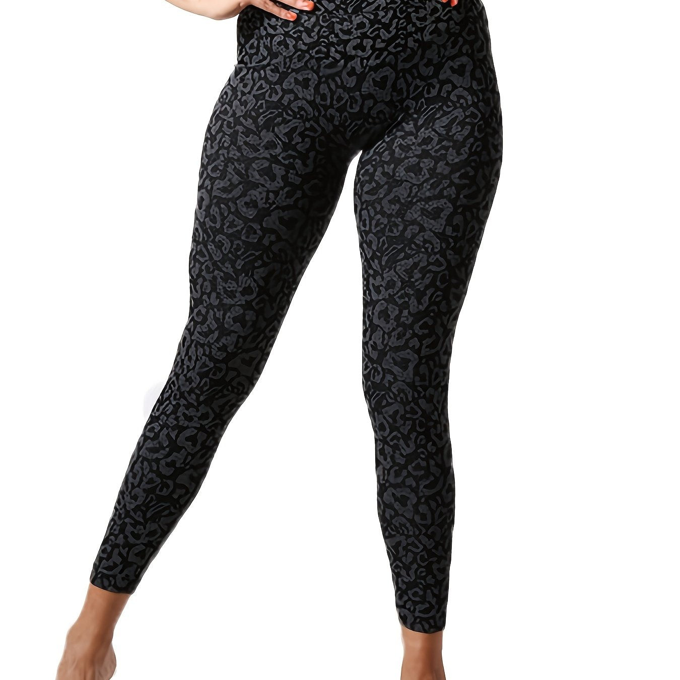 Leopard Print Quick Dry Butt Lift Yoga Pants