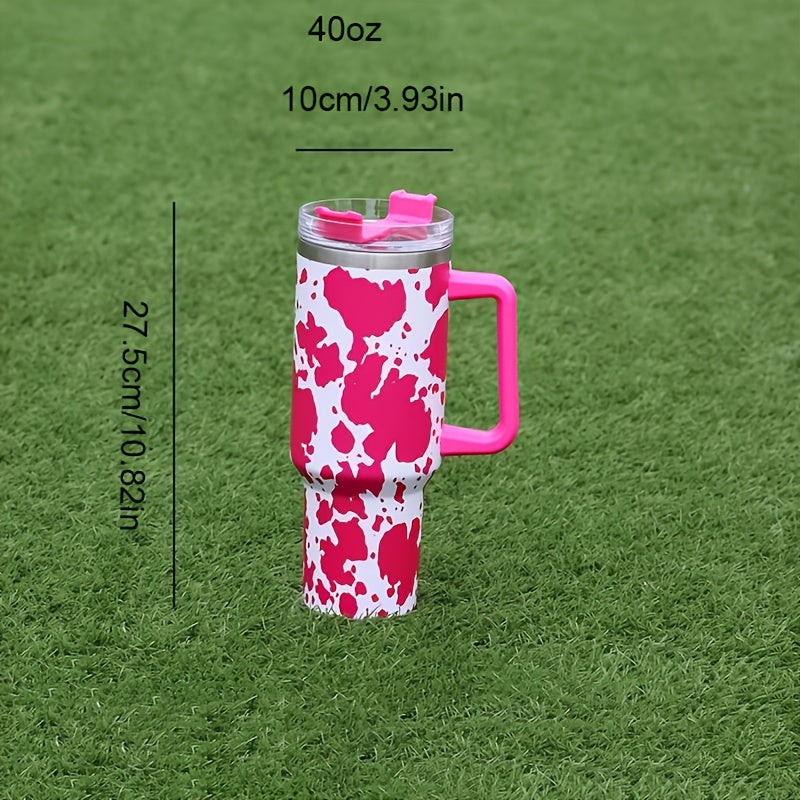 Large Capacity Christmas Stainless Steel Cup 40oz Insulated Water Cup