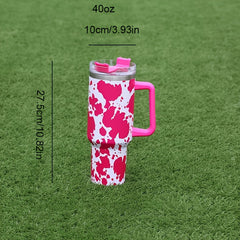 Large Capacity Christmas Stainless Steel Cup 40oz Insulated Water Cup
