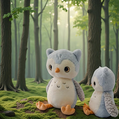 Soft Owl Plush Toy Elf Doll Plush Figures for Kids