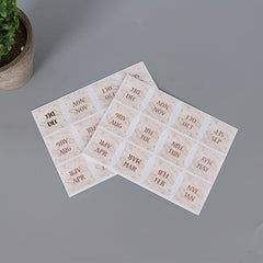 5pcs Monthly Calendar Stickers for Planners and Journals