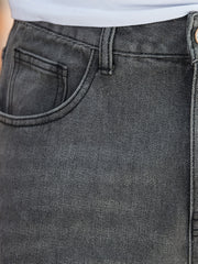 Men's Soft Grey Straight Jeans