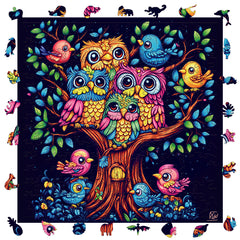 Tree Owl Hot Wooden Puzzle for Age 3+