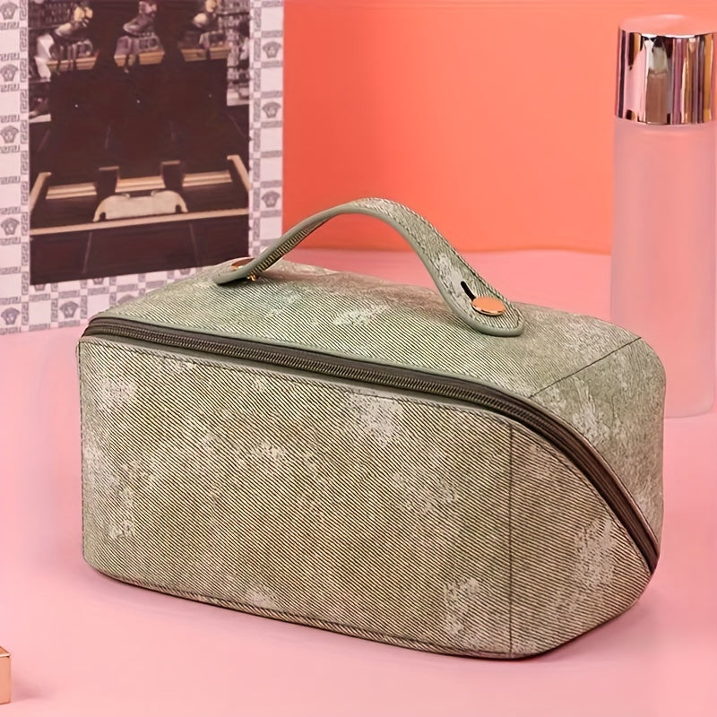 Large Capacity Travel Cosmetic Bag Waterproof Makeup Organizer