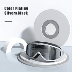Adult Waterproof Swimming Goggles Large Frame Anti Fog Glasses