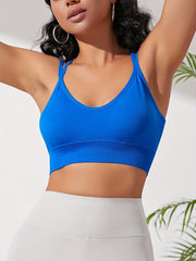 Criss Cross Back Sports Bra Fitness Workout Bra Women's Lingerie