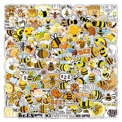 101pcs Bumble Bee Stickers for Water Bottles Crafts Scrapbooking Party Favors