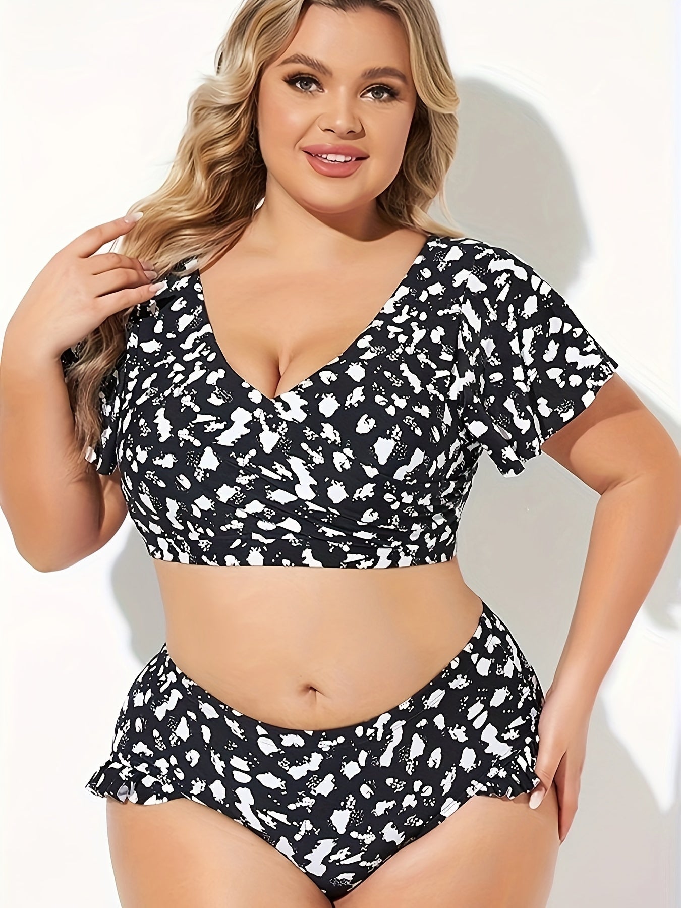 Leopard Print Bikini Set