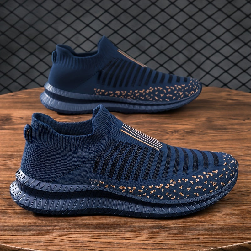Men's Slip on Sneakers Athletic Shoes Lightweight Breathable Walking Shoes