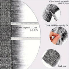 Faux Fur Fabric Doll Beard for Fursuit Cosplay Costume Dwarf Craft