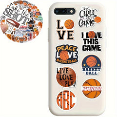 100 Basketball Stickers Vinyl Waterproof Decals for Water Bottle Laptop
