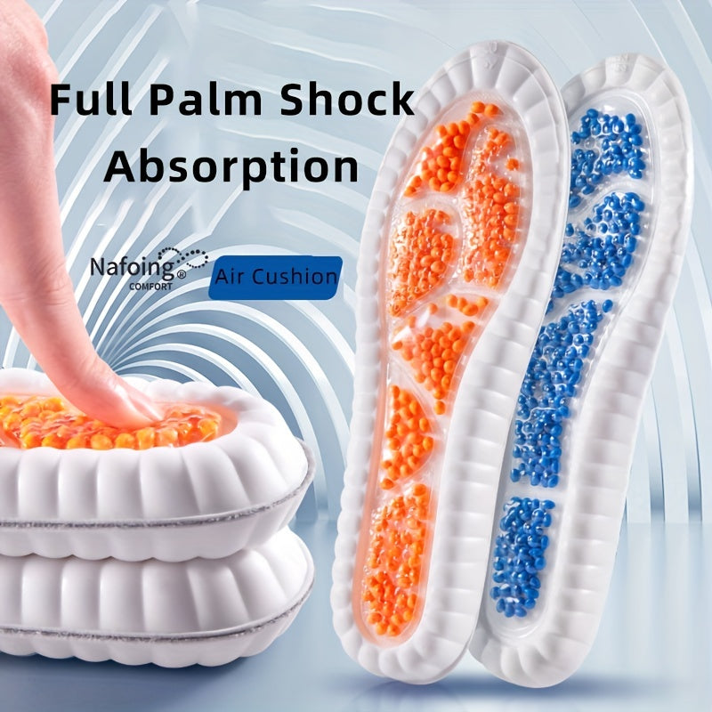 Sports Shock Absorption Insoles High Elastic Running Sneaker Insoles