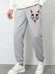 Men s Personality Print Casual Drawstring Stretch Comfort Sweatpants