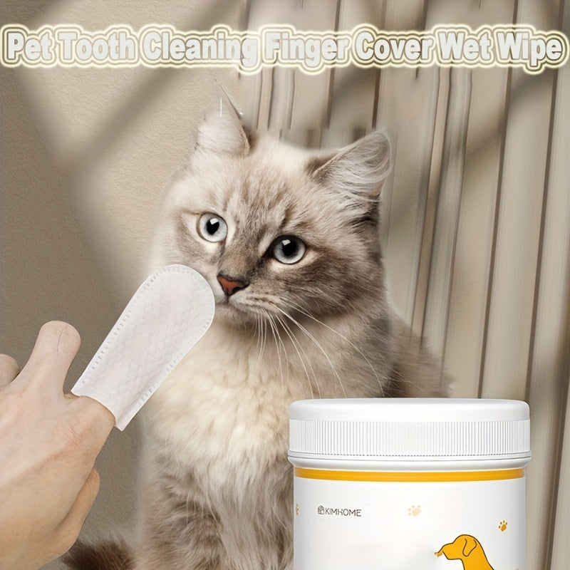 Pet Teeth Cleaning Finger Cover Wipes