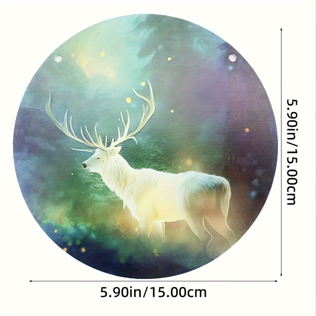 Reindeer Acrylic Stained Window Hanging Suncatcher Decor