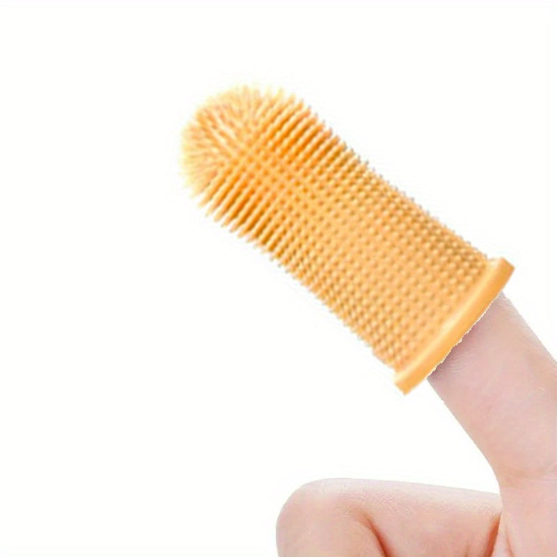 Silicone Fingertip Pet Toothbrush for Dog & Cat