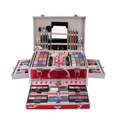 106 Pcs Makeup Kit Set For Girl Eyeshadow Lipstick Blush Brush Gift For Mom