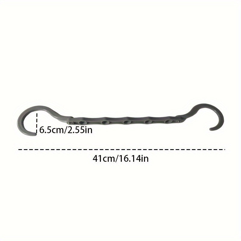 Magic Hanger Space Saving Storage Windproof Plastic Hanger 6 Packs