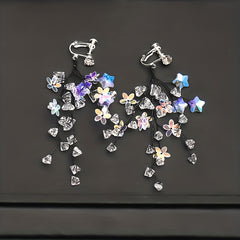 Bridal Crystal Crown Headband Earrings Set Wedding Jewelry Accessories